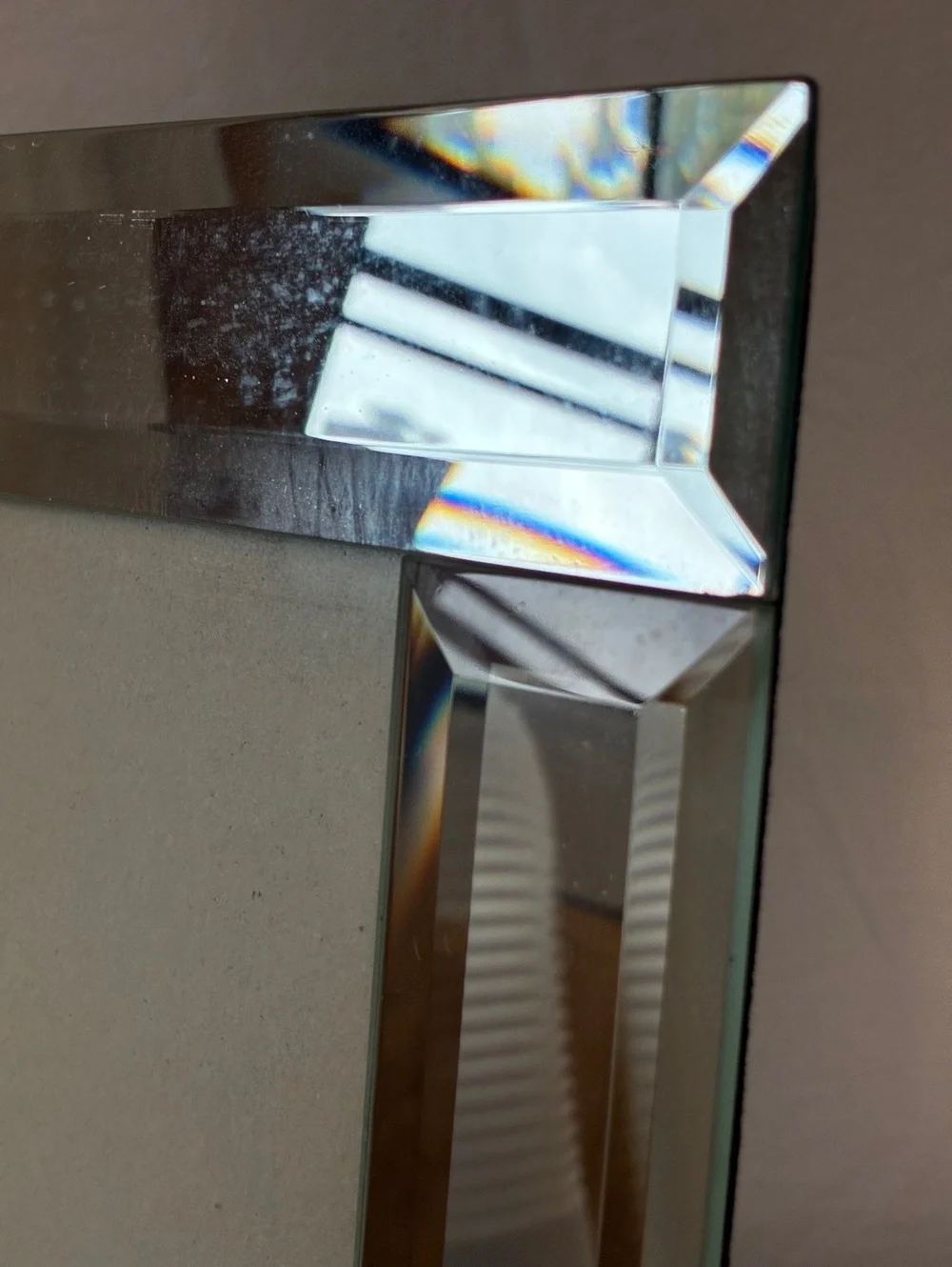 Elegant Rectangular mirrored Picture Frame 13x11